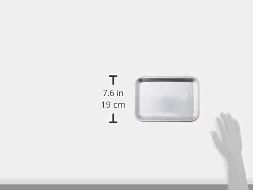 imageNordic Ware Naturals Eighth Sheet USA Made Uncoated Natural Aluminum Commercial Quality Sheet Pan 1PackEighth Sheet 6Pack
