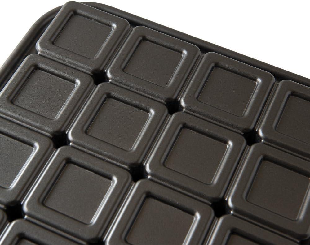 imageNordic Ware ProCast Brownie Bites Pan 2quot Graphite