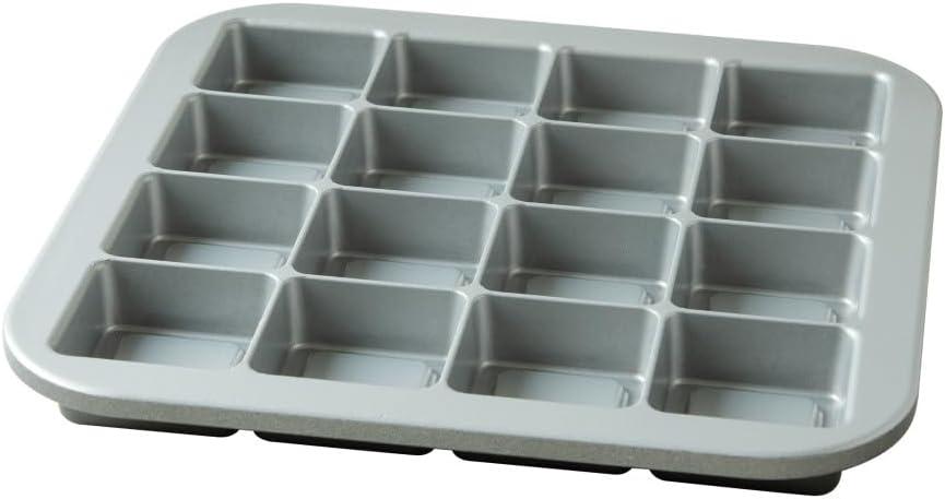 imageNordic Ware ProCast Brownie Bites Pan 2quot Graphite