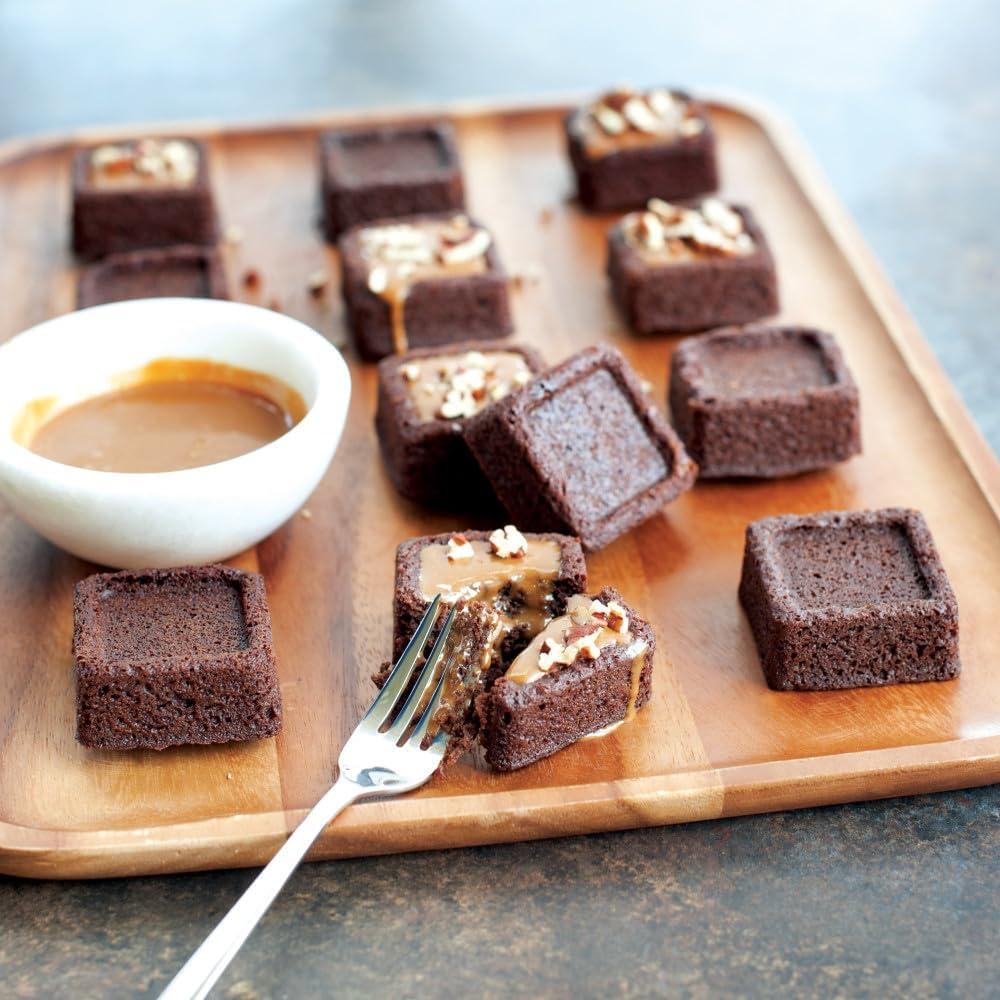 imageNordic Ware ProCast Brownie Bites Pan 2quot Graphite