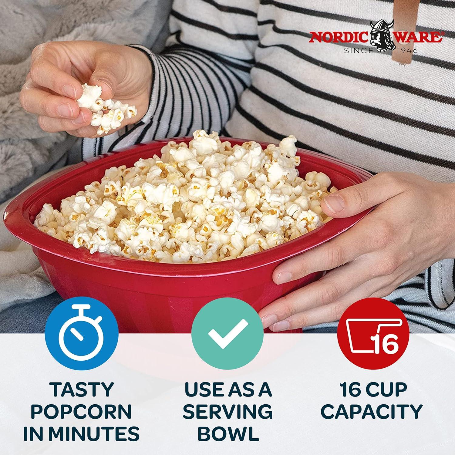 imageNordic Ware Quick Pop Single Serve Popper Red 8 CupRed
