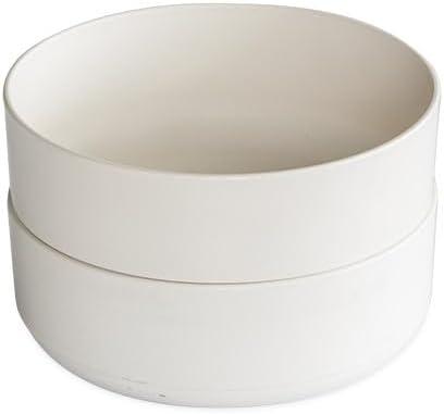 imageNordic Ware Soup or Salad Bowl Set of 2 White Microwave Safe PolypropyleneWhite