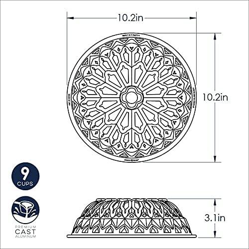imageNordic Ware Stained Glass Bundt Silver 9 Cup