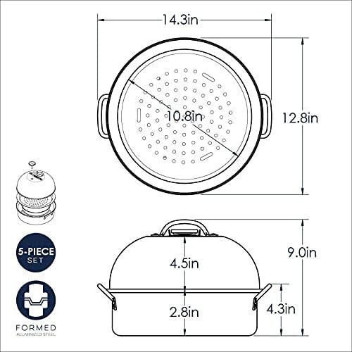 imageNordic Ware Stovetop Kettle Smoker Full Size RedOne