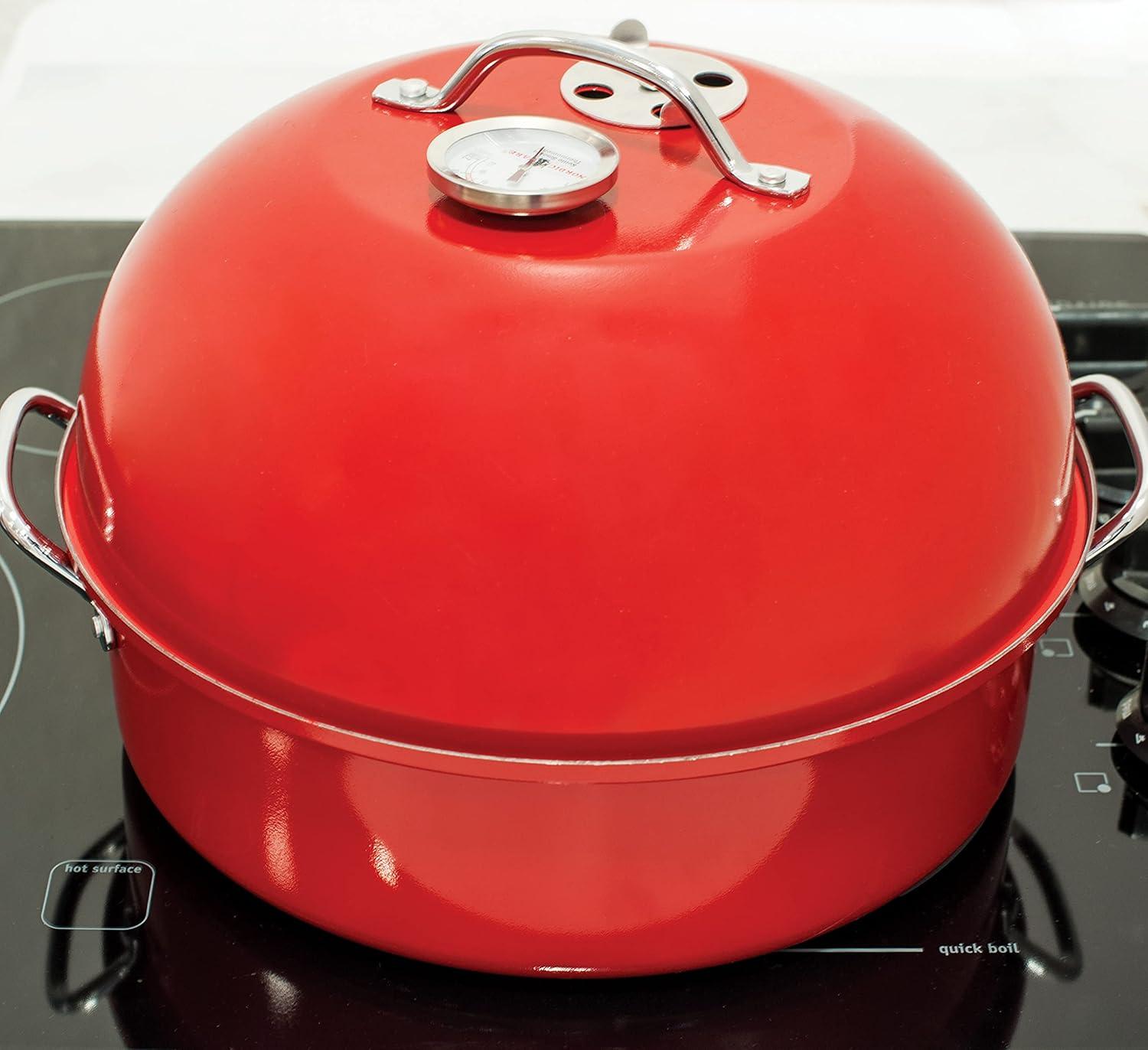 imageNordic Ware Stovetop Kettle Smoker Full Size RedOne
