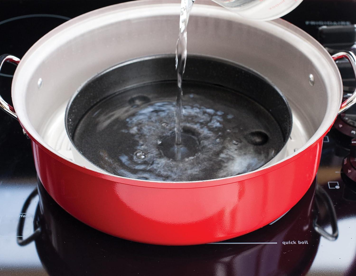 imageNordic Ware Stovetop Kettle Smoker Full Size RedOne