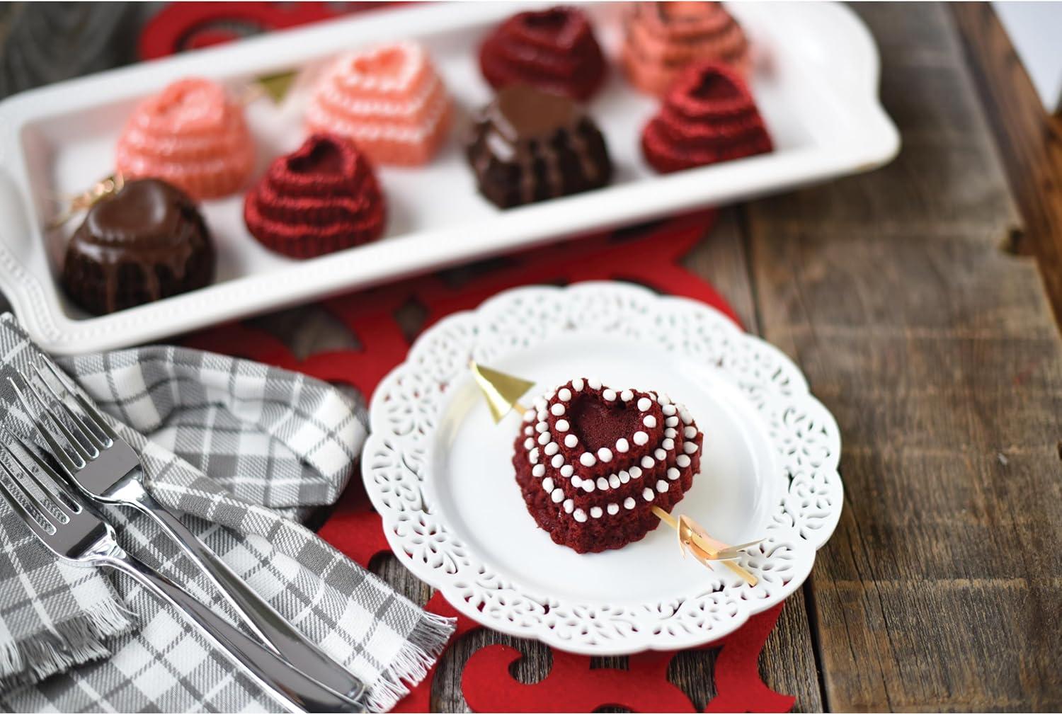 imageNordic Ware Tiered Heart Bundt3Cup