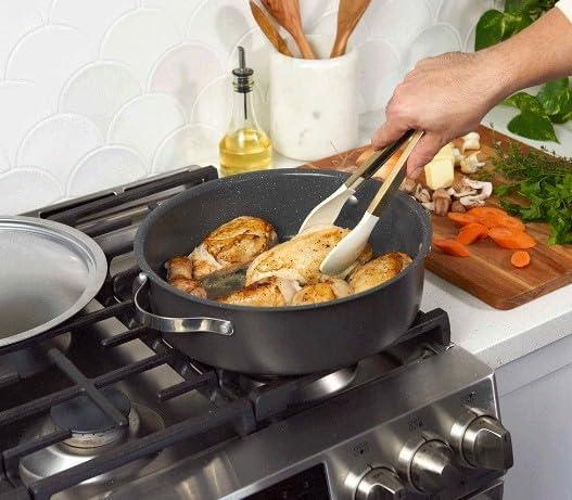 imageNordic Ware Verde Ceramic Nonstick Braiser with Lid