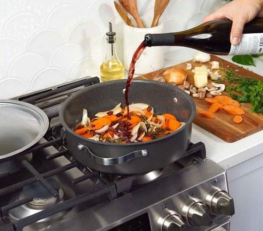 imageNordic Ware Verde Ceramic Nonstick Braiser with Lid