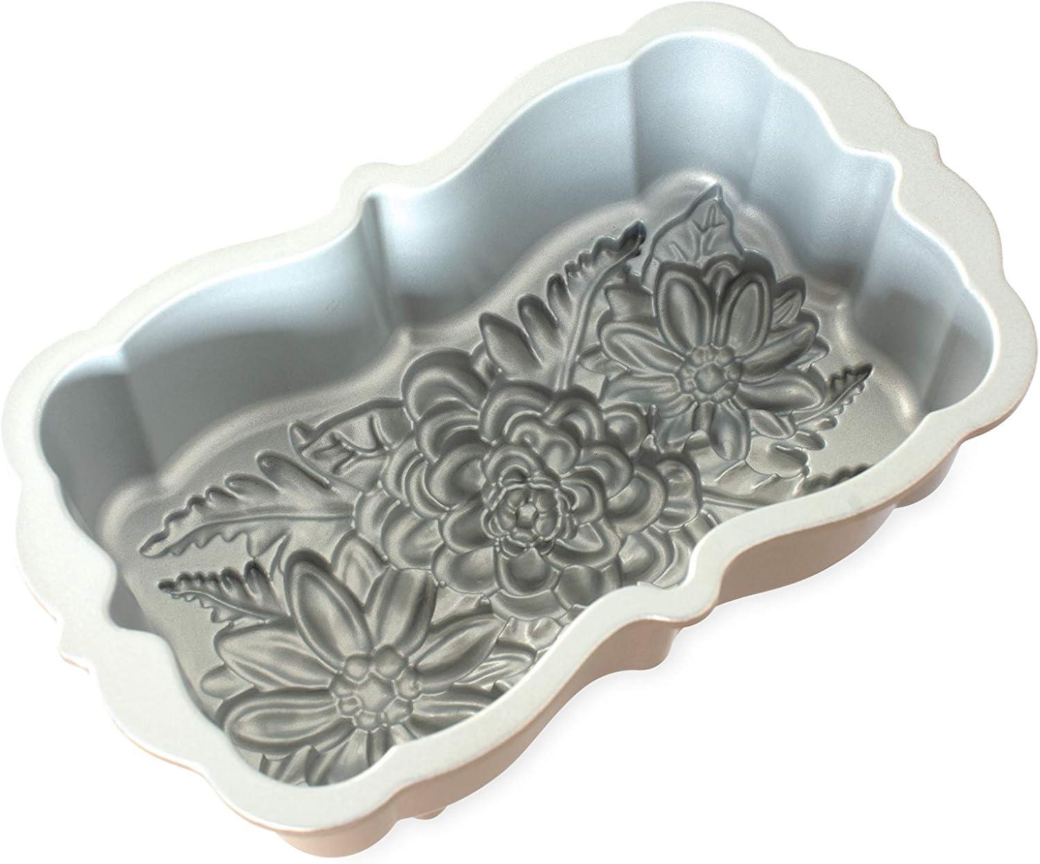 imageNordic Ware Wildflower Loaf Pan 6Cup Toffee6 Cup