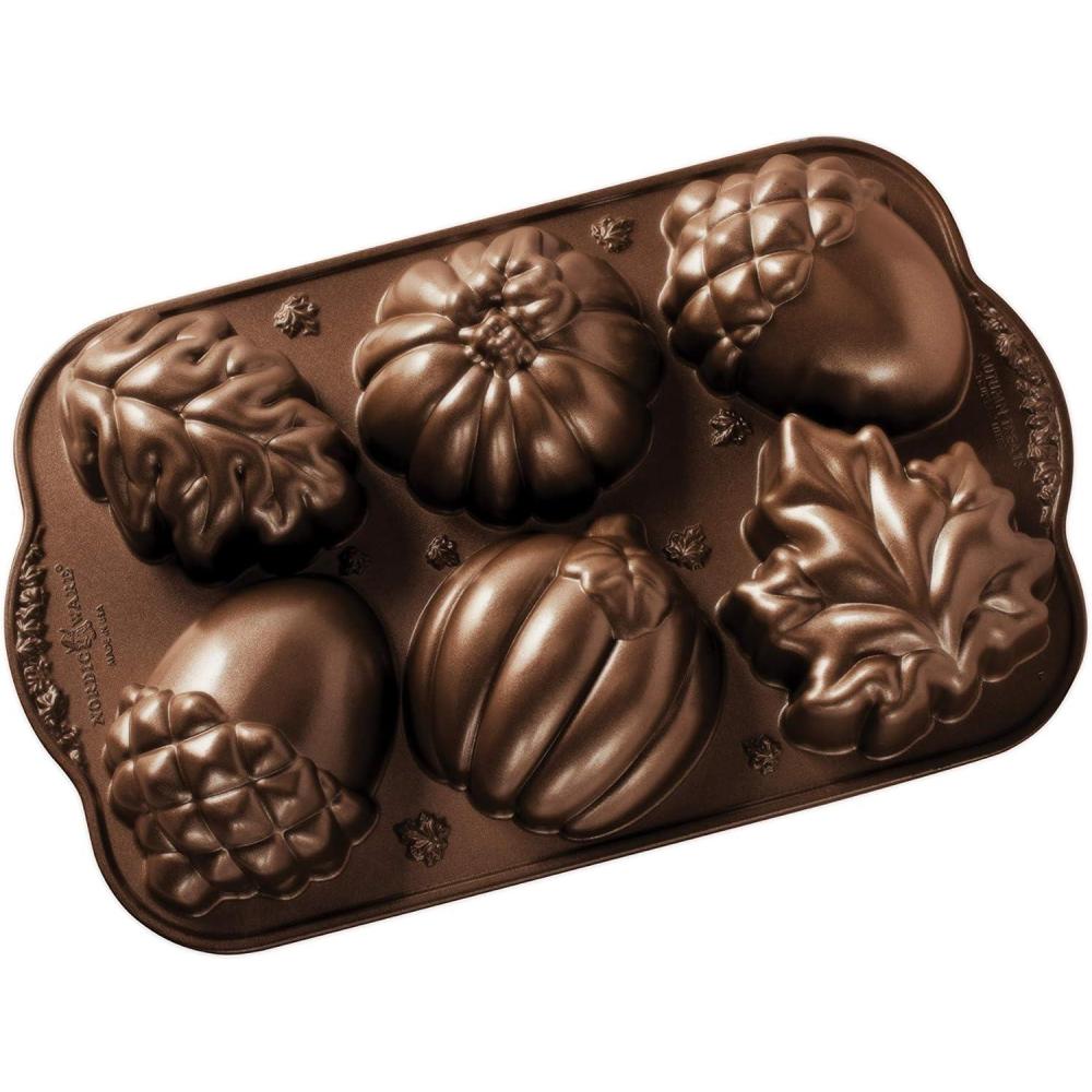 imageNordic Ware Autumn Treats Pan BronzeNordic Ware Autumn Treats Pan Bronze