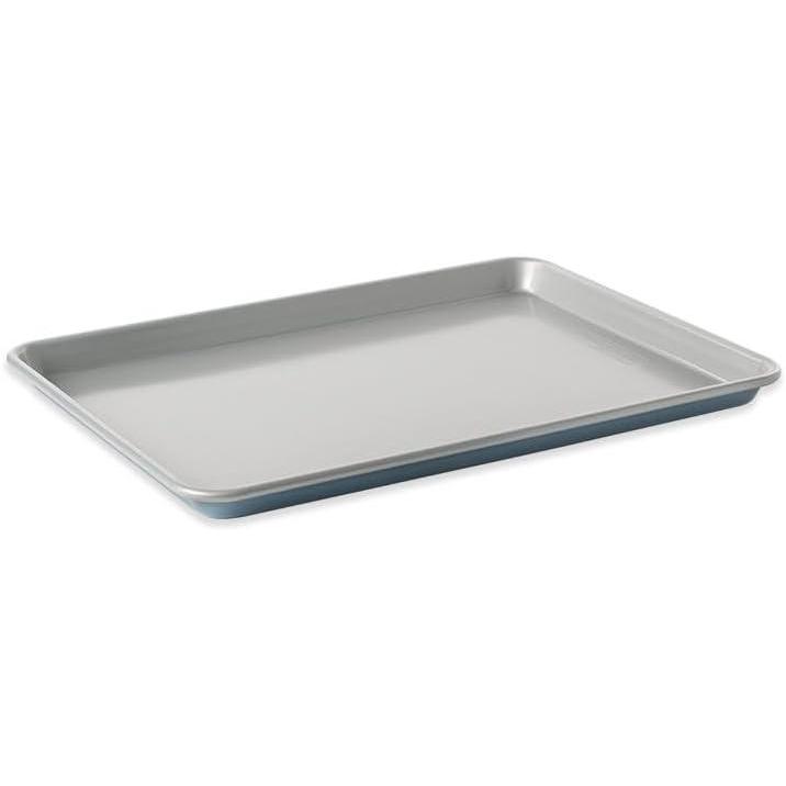 imageNordic Ware Brilliant Colorful Bakeware 12 Cavity Muffin Pan Nonstick made without PFAS or PTFE for safe cooking Reinforced steel rim prevents warpingQuarter Sheet
