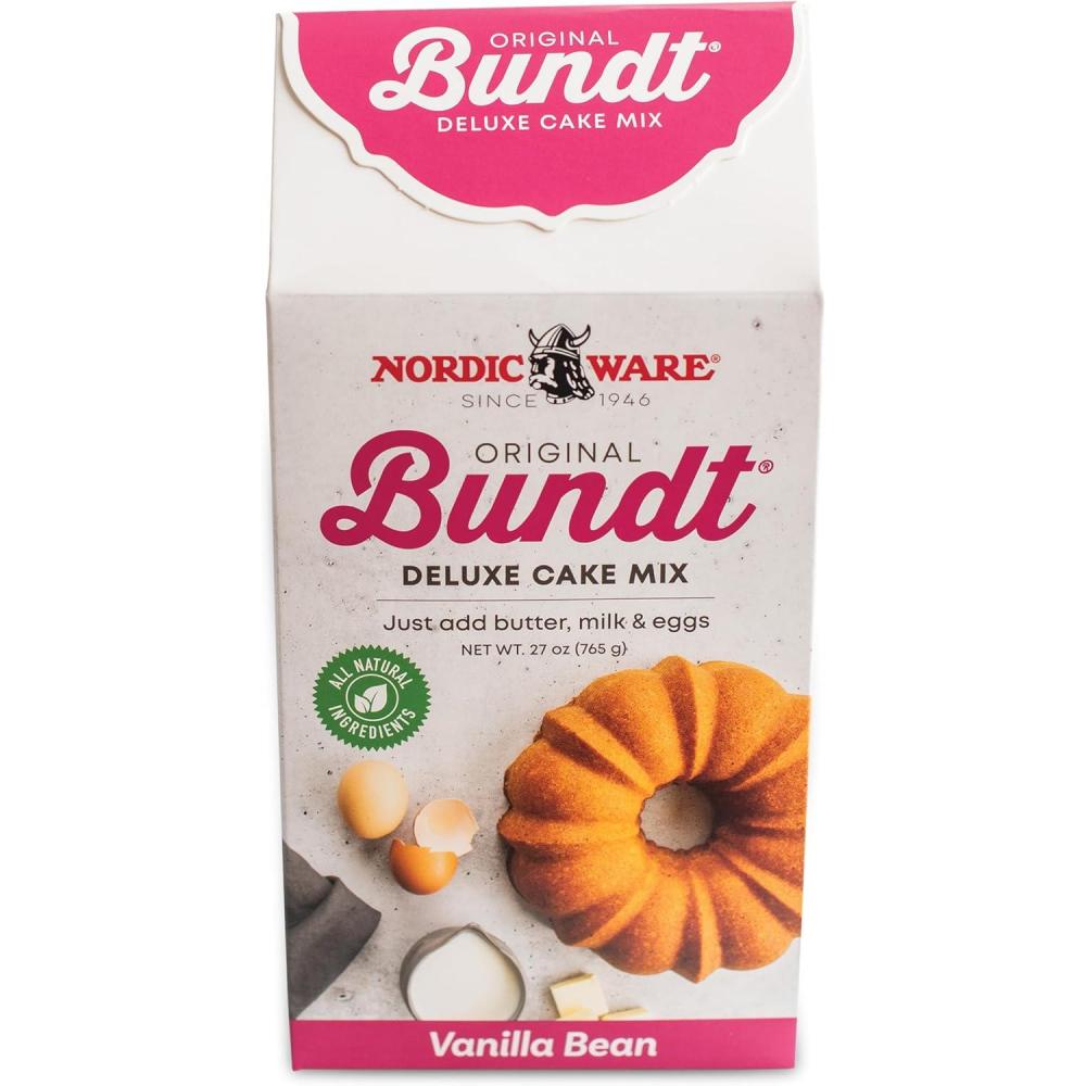 imageNordic Ware Double Chocolate Bundt Cake MixVanilla Bean