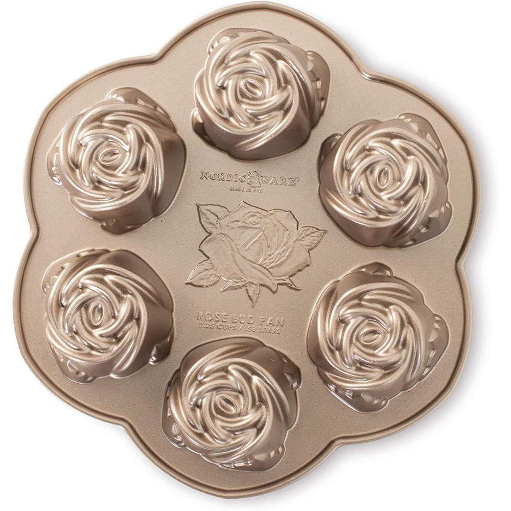 imageNordic Ware Floral Cakelet 3 Cups Toffee225 Cup Capacity
