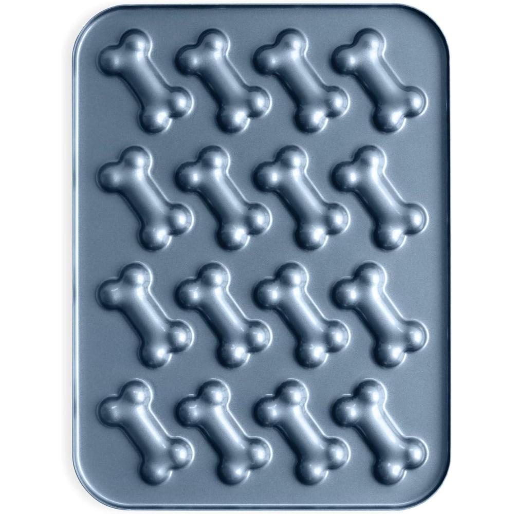 imageNordic Ware Formed Puppy Love Treat Pan 16 Cavities Twilight BlueTwilight Blue