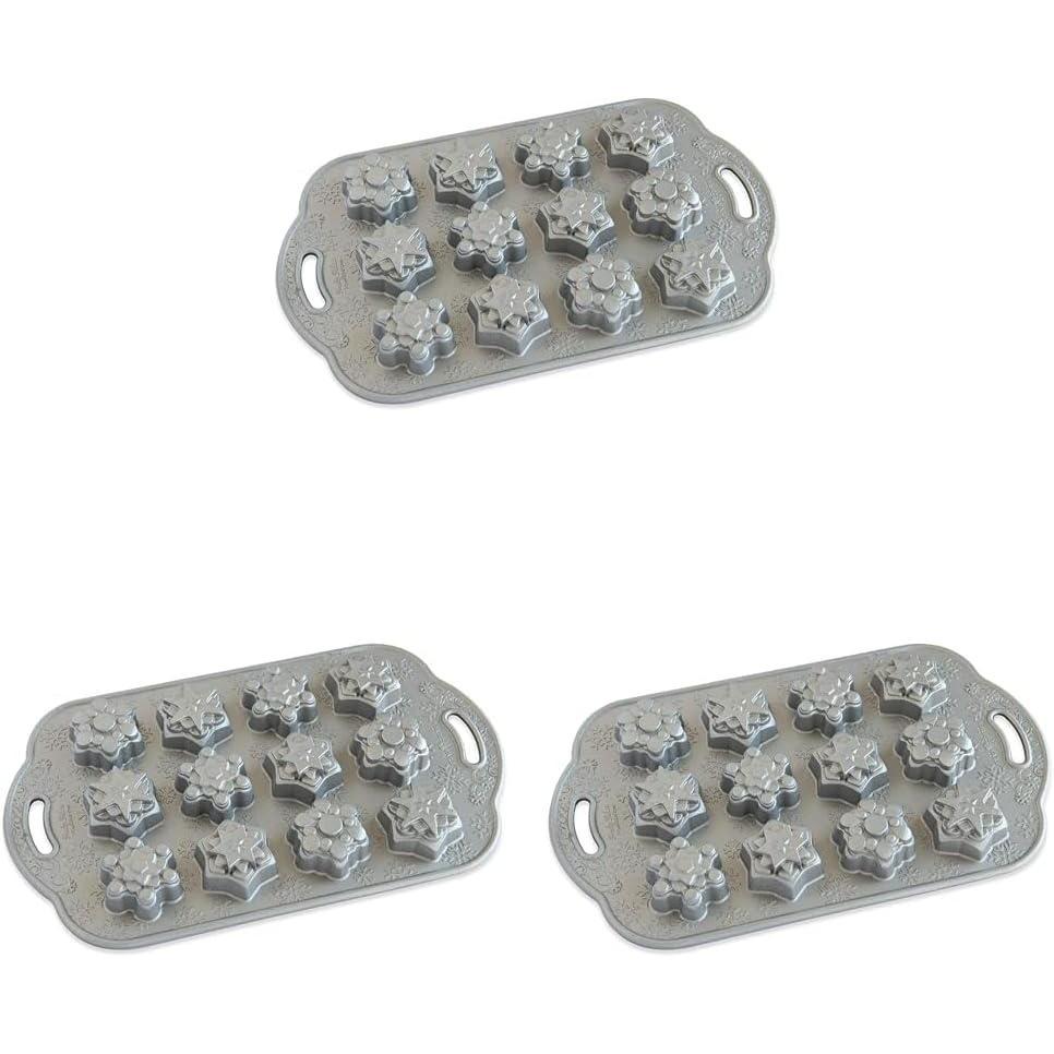 imageNordic Ware Frosty Flakes Pan2 cup capacity Pack of 3