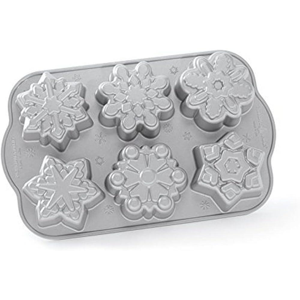 imageNordic Ware Frozen Snowflake Cakelet Pan3 Cup