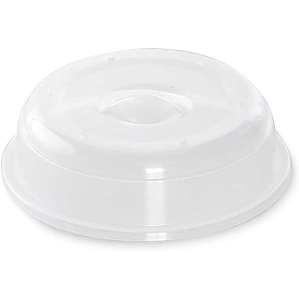 imageNordic Ware Microwave Up ampamp AwayEasy Stow  11inch Food Safe Lid Plate Cover with Steam Vents AntiSplash Microwave Lid Contains Moisture SpaceSaving Storage Bracket included8Inch Pack of 1