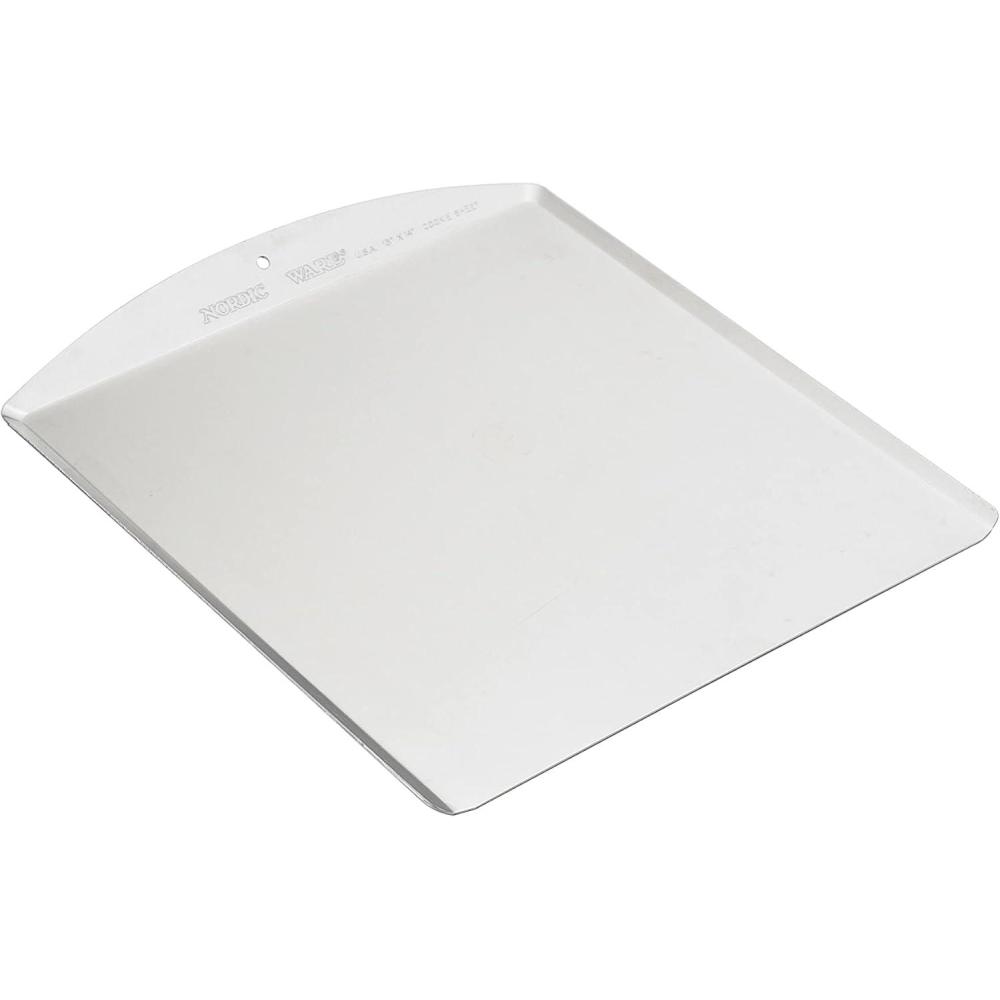 imageNordic Ware Naturals Large Classic Cookie Sheet Uncoated Natural Aluminum Commercial Quality Sheet PanCookie Sheet