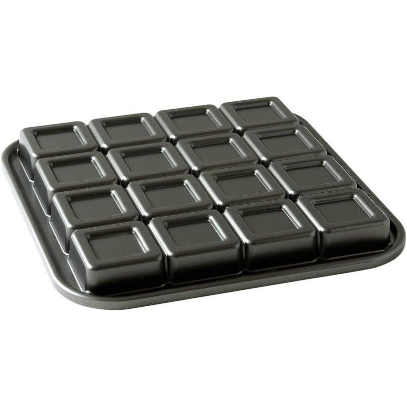 imageNordic Ware ProCast Brownie Bites Pan 2quot Graphite