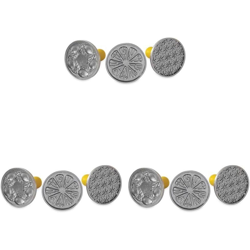 imageNordic Ware Snowflake Cookie Stamps Set of 3 Sturdy Cast Aluminium Cookie Stamp Set Cookie Press Set Made in the USA Sturdy and Durable Biscuit Maker Press SetSet of 3 Pack of 3