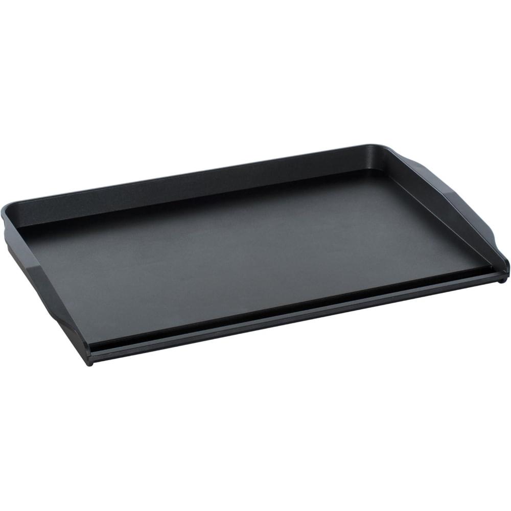 imageNordic Ware Stovetop Backsplash Griddle Black NonstickDouble Burner