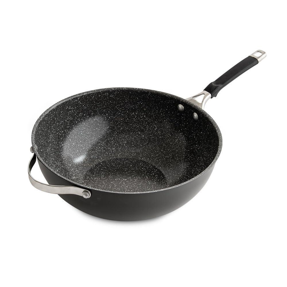 imageNordic Ware Verde Ceramic Nonstick 12 Inch Skillet with Lid12 Inch Wok