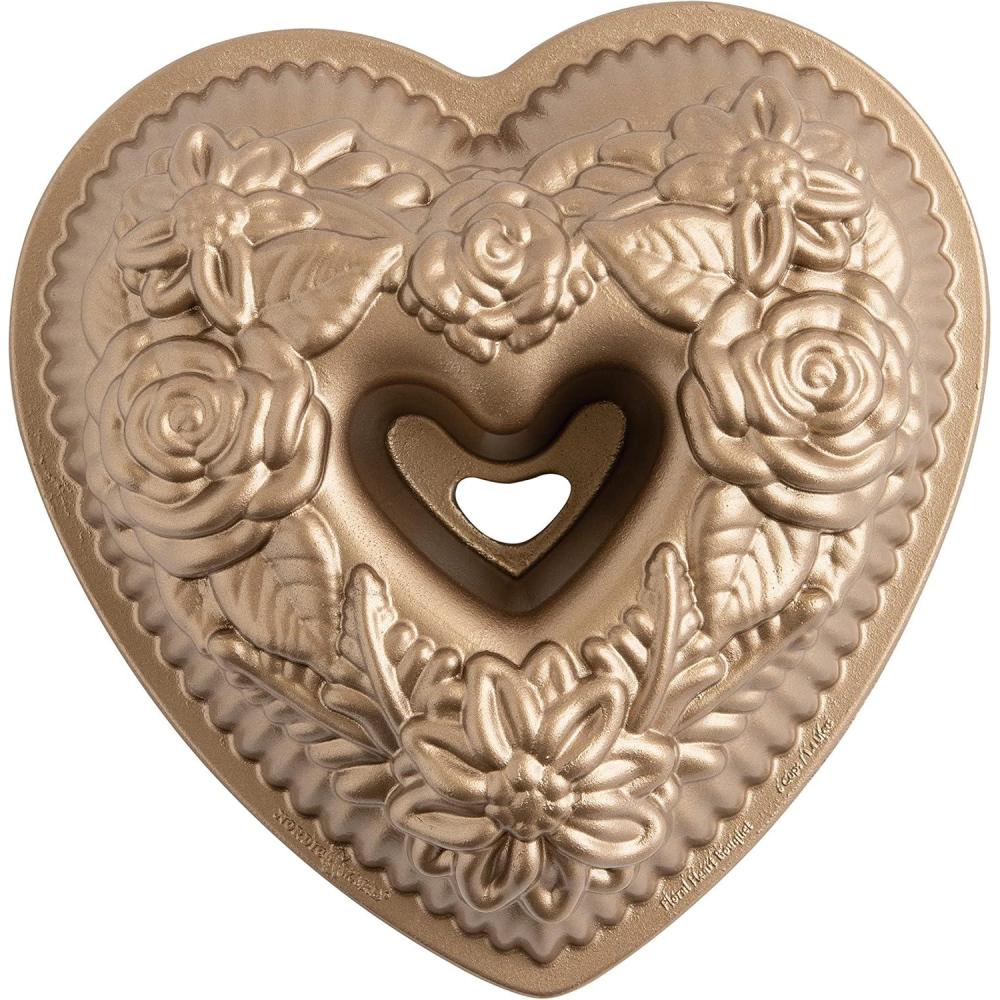 imageNordic Ware Wildflower Loaf Pan 6Cup Toffee6 Cup