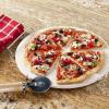 Nordic Ware 14-Inch Square Pizza and Baking Stone, Oven Safe and Grill Safe Cordierite with Stainless Holder(Round)
