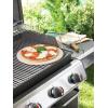 Nordic Ware 14-Inch Square Pizza and Baking Stone, Oven Safe and Grill Safe Cordierite with Stainless Holder(Round)