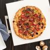 Nordic Ware 14-Inch Square Pizza and Baking Stone, Oven Safe and Grill Safe Cordierite with Stainless Holder(Square)
