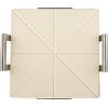 Nordic Ware 14-Inch Square Pizza and Baking Stone, Oven Safe and Grill Safe Cordierite with Stainless Holder(Square)