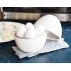 Nordic Ware 3-in-1 Breakfast set, 2-Piece, White(4 Egg Capacity)
