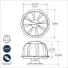 Nordic Ware 50003 Bundt Cake Stand with Locking Lid, Sea Glass Base