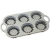 Nordic Ware 54349AMZ Shortcake Baskets Cast Aluminum Cakelet, Six 1/2 Cup, Toffee(Six 1/2 Cup)