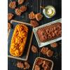 Nordic Ware 93448 Wheat & Pumpkin Cast Loaf Pan, 6 Cup Capacity, Bronze(Loaf Pan)