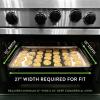 Nordic Ware Aluminum Full Size Sheet Pan 26 x 18 inches for commercial oven use, Full Sheet, 2-Pack (For Commercial Oven Use., Not for standard home ovens)