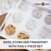 Nordic Ware Baker’s Half Sheet with Lid, Natural Aluminum, 18.44×13.13×2.25 inches
