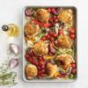 Nordic Ware Brilliant™ Colorful Bakeware 12 Cavity Muffin Pan, Nonstick made without PFAS or PTFE for safe cooking; Reinforced steel rim prevents warping(Half Sheet)
