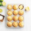 Nordic Ware Brilliant™ Colorful Bakeware 12 Cavity Muffin Pan, Nonstick made without PFAS or PTFE for safe cooking; Reinforced steel rim prevents warping(Muffin Pan)