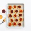 Nordic Ware Brilliant™ Colorful Bakeware 12 Cavity Muffin Pan, Nonstick made without PFAS or PTFE for safe cooking; Reinforced steel rim prevents warping(Half Sheet)