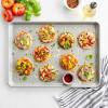 Nordic Ware Brilliant™ Colorful Bakeware 12 Cavity Muffin Pan, Nonstick made without PFAS or PTFE for safe cooking; Reinforced steel rim prevents warping(Big Sheet)