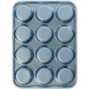 Nordic Ware Brilliant™ Colorful Bakeware 12 Cavity Muffin Pan, Nonstick made without PFAS or PTFE for safe cooking; Reinforced steel rim prevents warping(Muffin Pan)