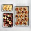 Nordic Ware Brilliant™ Colorful Bakeware 12 Cavity Muffin Pan, Nonstick made without PFAS or PTFE for safe cooking; Reinforced steel rim prevents warping(3pc Baking Sheet Set)