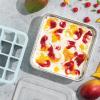 Nordic Ware Brownie Buddy Kit, 9-Inch Square Pan with Plastic Slicer and Lid