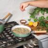 Nordic Ware Cardamom Ceramic Nonstick 10 Inch Wok(10 Inch)