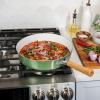Nordic Ware Cardamom Ceramic Nonstick 10 Inch Wok(12 Inch)