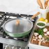 Nordic Ware Cardamom Ceramic Nonstick 12 Inch Fry Pan with Lid