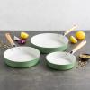 Nordic Ware Cardamom Ceramic Nonstick 3 Piece Fry Pan Set – Includes 8 Inch, 10 Inch and 12 Inch