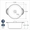 Nordic Ware Classic Cast Pound Cake, Nonstick 10 Inch Tube One Piece Pan – Great for Angel Food, Coffee Cake, 18 Cup – Graphite(Classic Angel Food)